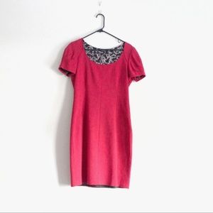 Elie Tahari Red Short Sleeve Dress Size 8